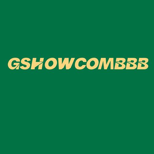 Logo da GSHOWCOMBBB